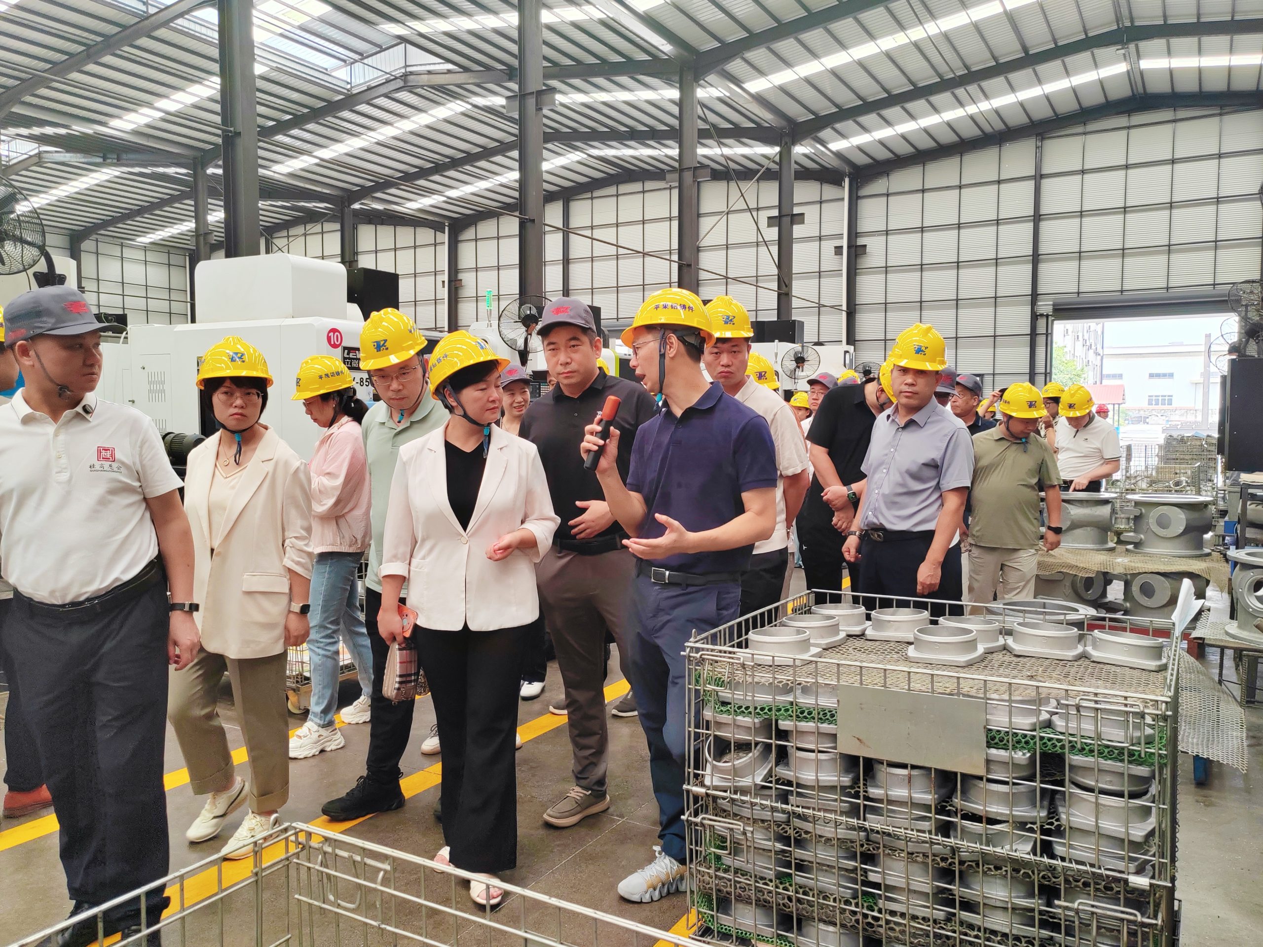 我司迎接市政府和广西省级商会前来考察交流